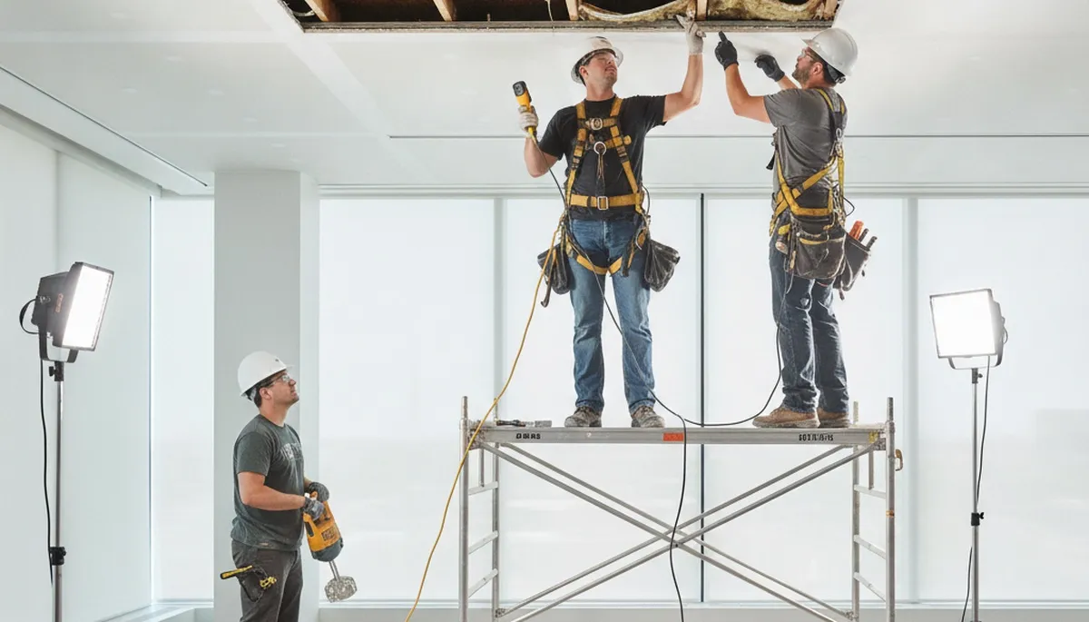 Ceiling water damage repair in Irvine, CA for stained, sagging homes before mold starts